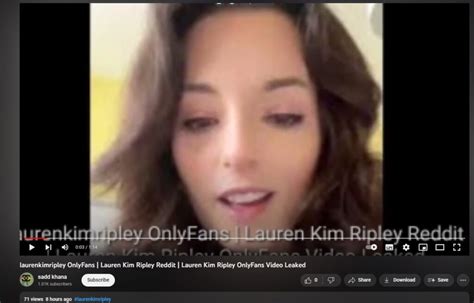 lauren kim ripley leaked only fans|Laurenkimripley Nude Onlyfans Topless Leak Video